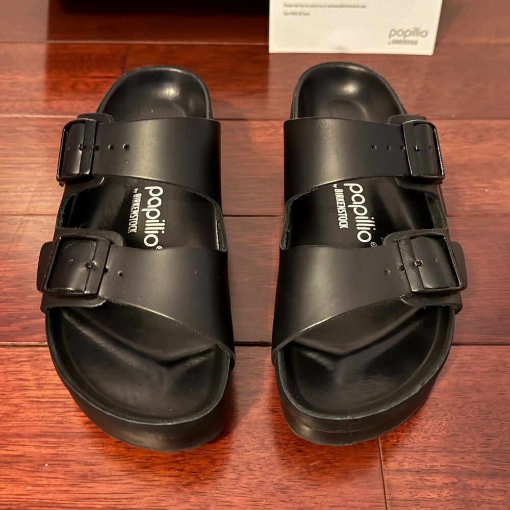 BIRKENSTOCK Arizona Flex Leather Platform - Picture 3 of 12